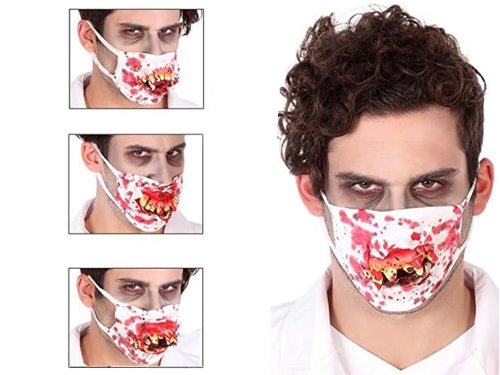 Verk 26130 Rúška na tvár - Zombie Halloween