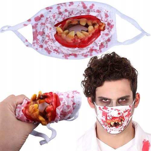 Verk 26130 Rúška na tvár - Zombie Halloween
