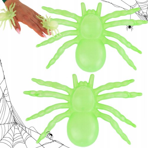 Verk 26131 Pavouk svítící ve tmě Halloween, 2 ks