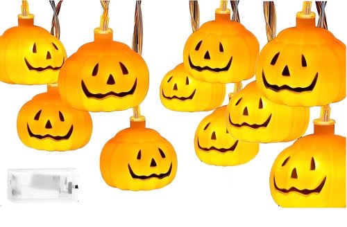 Verk 26151 Závěsná LED světýlka na Halloween, 10 LED, 200 cm