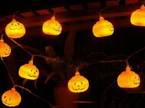 Verk 26151 Závěsná LED světýlka na Halloween, 10 LED, 200 cm