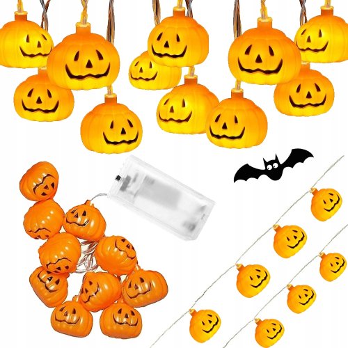 Verk 26151 Závěsná LED světýlka na Halloween, 10 LED, 200 cm