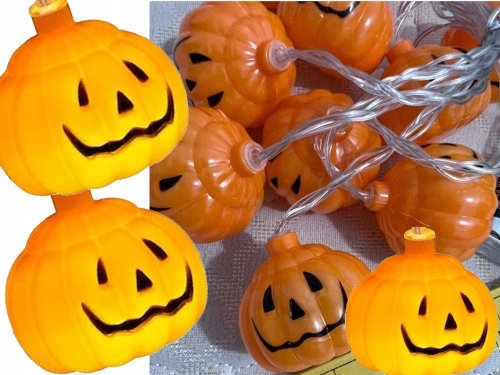 Verk 26151 Závěsná LED světýlka na Halloween, 10 LED, 200 cm