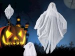 Verk 26138 Halloweenska dekorácia v tvare ducha 65 cm