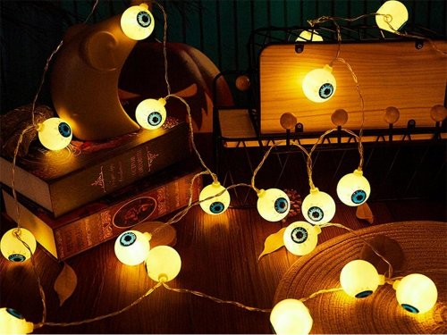 Verk 26152 Závesná LED svetielka na Halloween oči