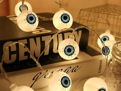 Verk 26152 Závesná LED svetielka na Halloween oči
