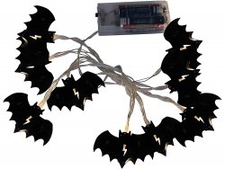 Verk 26155 Závesné LED svetielka na Halloween, netopier