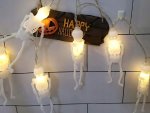 Verk 26156 Závesné LED svetielka na Halloween, kostlivec