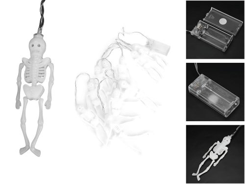 Verk 26156 Závesné LED svetielka na Halloween, kostlivec