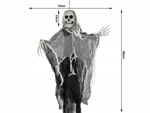 Verk 26139 Závěsná dekorace smrtka 80 cm, Halloween