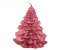 Verk 26232 Vánoční dekorace - svíčka stromeček růžová