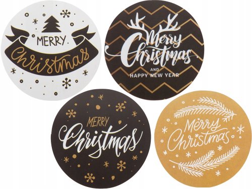 Verk 26180 Vianočné nálepky okrúhle 500 ks