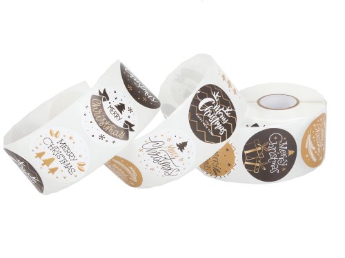 Verk 26180 Vianočné nálepky okrúhle 500 ks