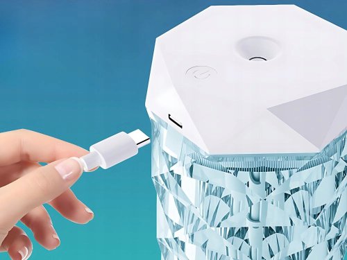 Verk 24543 Multifunkční zvlhčovač vzduchu, křišťálová lampa, 1000 ml