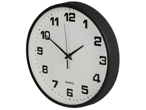 Verk 27068 Nástenné hodiny analógové 25 cm čierne