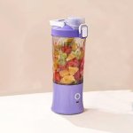 Verk 07296 Fľaša so Smoothie mixérom LED RGB, 600 ml ružová