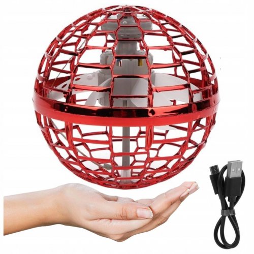 Foxter 2803 Létající UFO Koule spinner červený