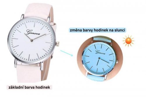 GFT C725 Hodinky měnící barvu modrá