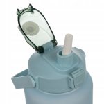 Trizand 24496 Motivačná fľaša na vodu 2000 ml, fialovomodrá