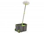 Verk 27077 Rotačný mop 360 turbo + vedro šedý