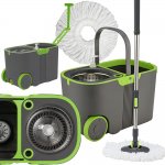 Verk 27077 Rotačný mop 360 turbo + vedro šedý