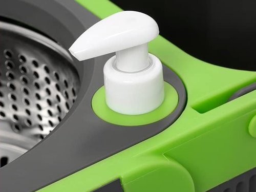 Verk 27077 Rotačný mop 360 turbo + vedro šedý