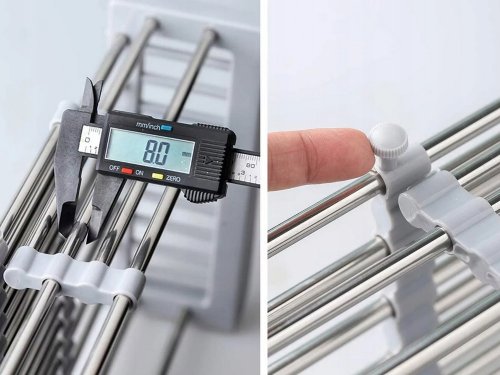 Verk 27354 Teleskopický kuchyňský odkapávač s nastavitelnou šířkou
