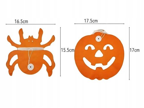 Verk 26135 Girlanda Halloween 3 m, tekvica
