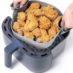 APT DA283 Silikonová forma do horkovzdušné fritézy šedá