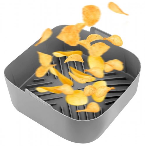 APT DA283 Silikonová forma do horkovzdušné fritézy šedá