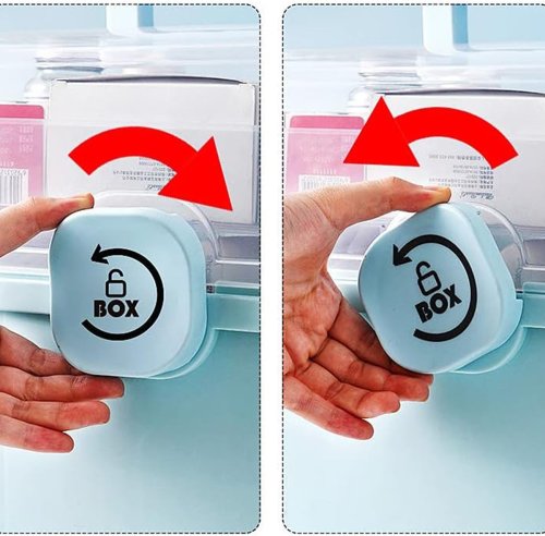 APT DA270 Organizér na lieky 34 x 22,5 x 19 cm, modrý