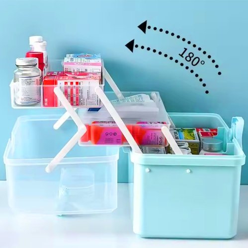 APT DA270 Organizér na lieky 34 x 22,5 x 19 cm, modrý