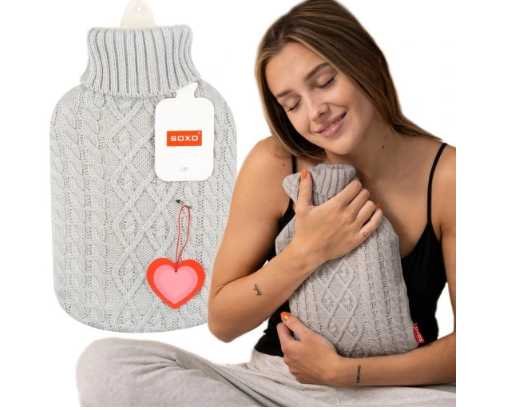 Verk 27342 Fľaša zahrievací termofor 2 l svetlo šedý