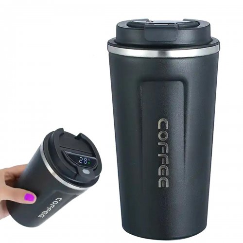 APT AG369G Termohrnček Coffee 500 ml - čierny