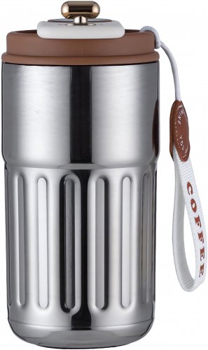 AFF 4211 Termohrnček LCD Coffee 450 ml, biela