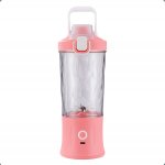 Verk 07296 Láhev se Smoothie mixérem LED RGB, 600 ml fialová