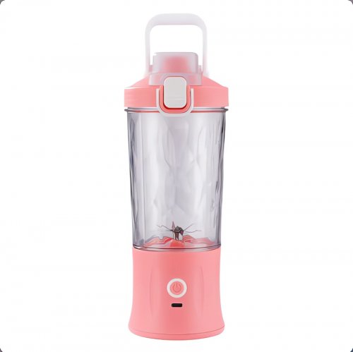 Verk 07296 Láhev se Smoothie mixérem LED RGB, 600 ml fialová