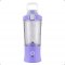 Verk 07296 Fľaša so Smoothie mixérom LED RGB, 600 ml fialová