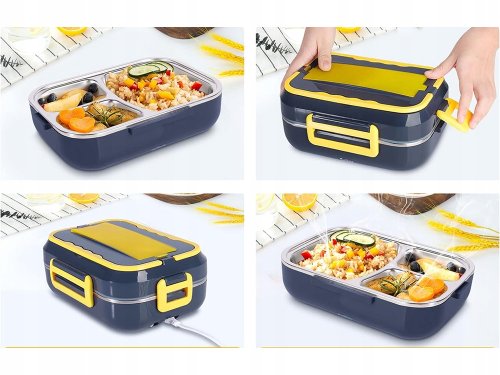 Verk 07233 Elektrický obědový box 40W, 900 ml, černý