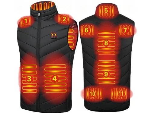 Gordon G500 Elektricky vyhrievaná vesta USB veľ. 3XL čierna