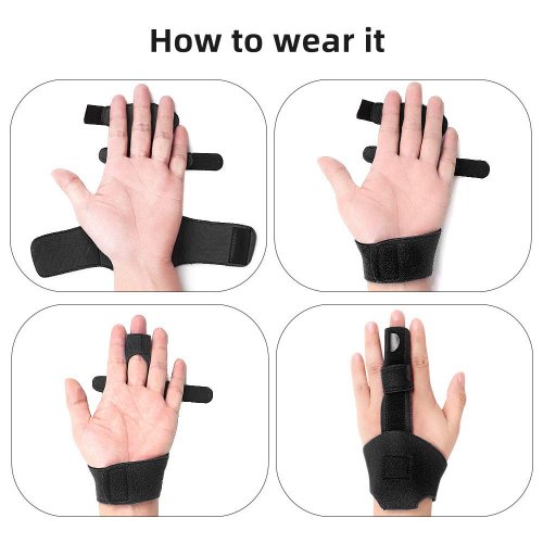 Verk 24508 Stabilizátor prsta čierny