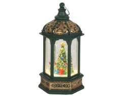 Verk 26290 Vianočná dekoračná LED Lampáš so stromčekom 14 cm