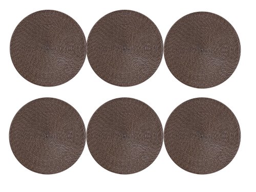 Verk 27105 Prostírání na stůl 38 cm, 6 ks hnědé