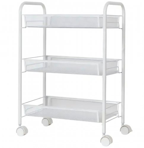 APT AG952A Regál na kolieskach 64 x 44 x 26 cm biela