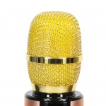 KIK KX3382 Karaoke Bluetooth mikrofón, 2000mAh zlatý