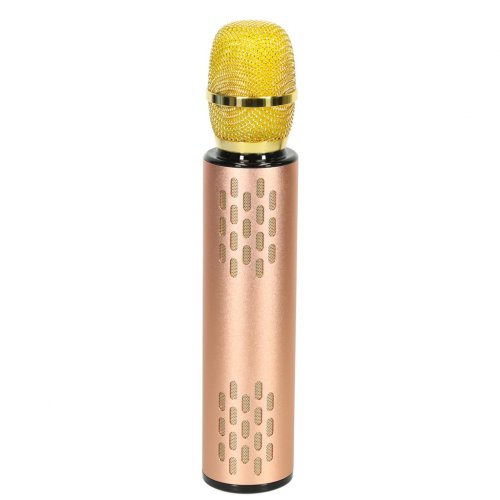 KIK KX3382 Karaoke Bluetooth mikrofón, 2000mAh zlatý