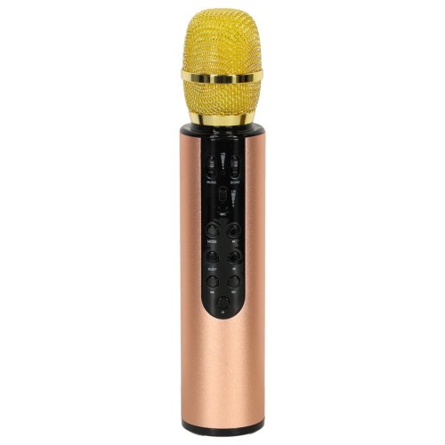 KIK KX3382 Karaoke Bluetooth mikrofón, 2000mAh zlatý