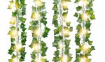 Gardlov 24538 Závesný brečtan drobnolistý s osvetlením, umelý, 50 LED, 25 m