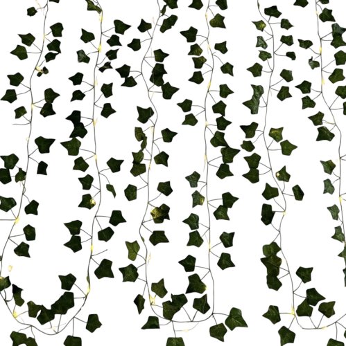 Gardlov 24538 Závěsný břečťan drobnolistý s osvětlením, umělý, 50 LED, 25 m