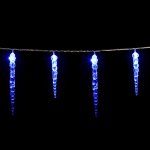 Gordon G367 Vianočné dekoratívne osvetlenie cencúle, 40 LED, modrá + ovládač